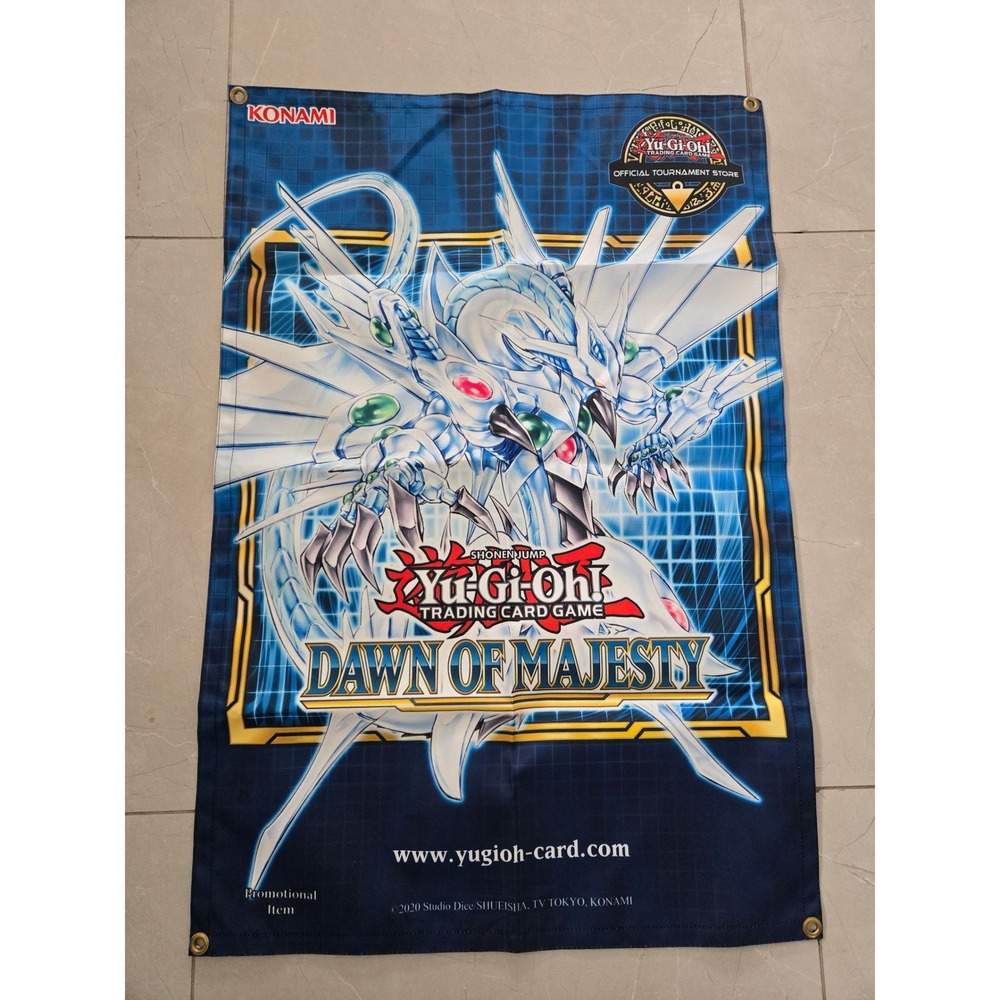 Yu-Gi-Oh Dawn of Majesty OTS Promotional Banner Shooting Majestic Star Dragon
